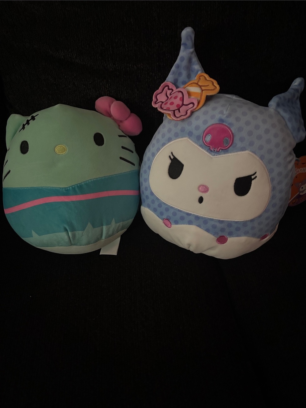 Hello kitty and Kuromi Squishmallows